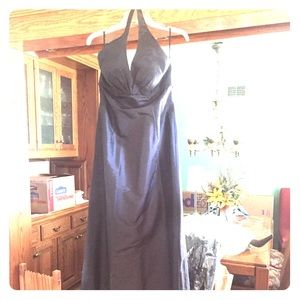 Black Halter Gown